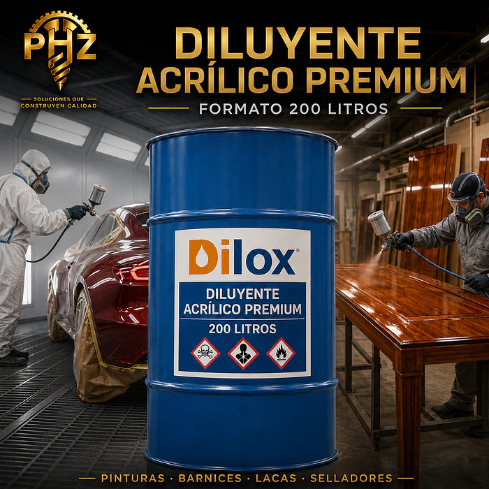 Diluyente Acrílico Premium Dilox | PHZ 