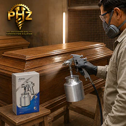 Pistola de Pintura Auarita W-77S con Depósito Inferior