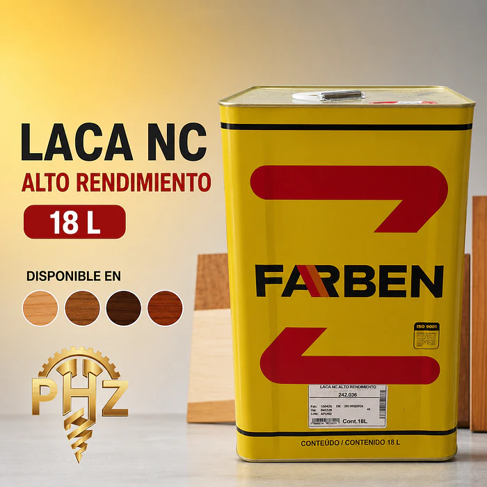 Laca Brillo Alto Rendimiento Farben 18 L | PHZ