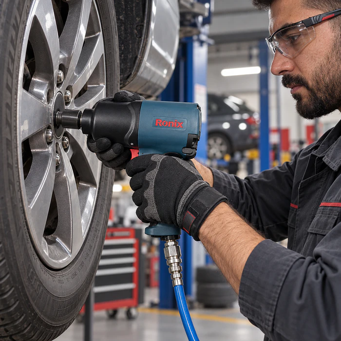 Llave de Impacto Neumática Ronix RA-1201 1/2″ – 900 Nm | Velocidad Variable 2