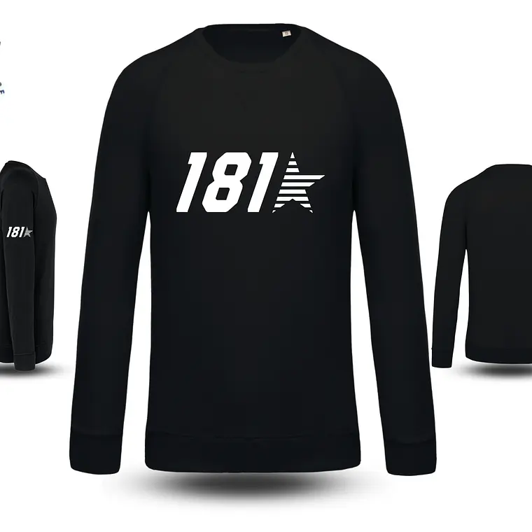 Sudadera clásica orgánica sin capucha 2