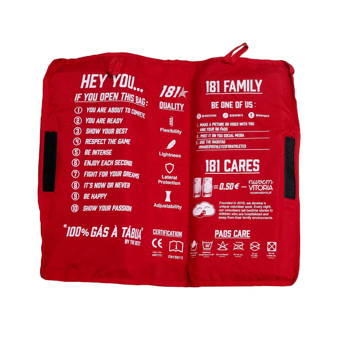 Estuche para 181 almohadillas rojas 3