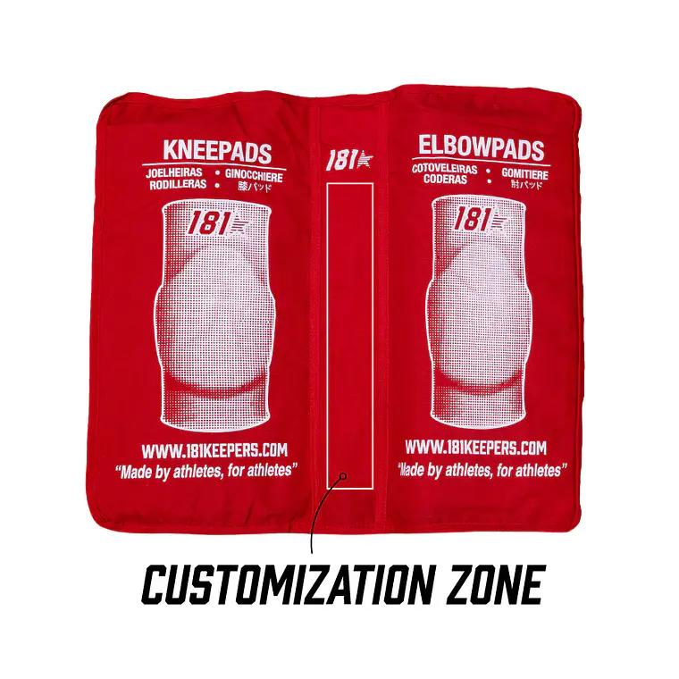 Estuche para 181 almohadillas rojas 1