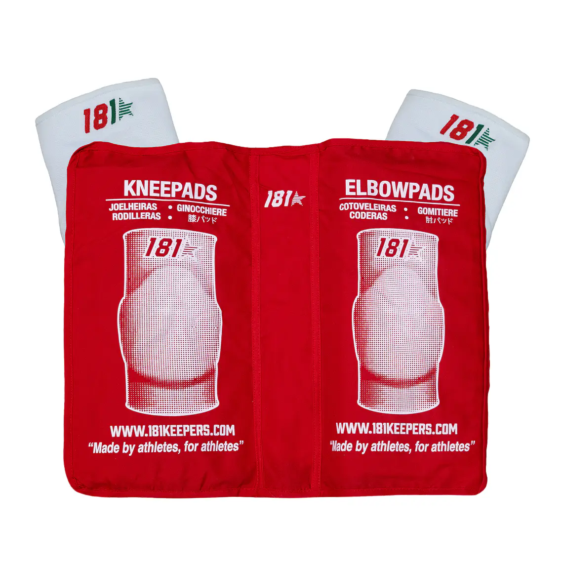 Estuche para 181 almohadillas rojas 6