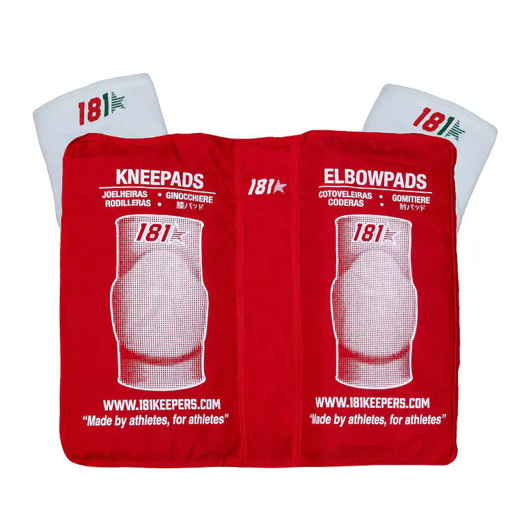 Estuche para 181 almohadillas rojas 6
