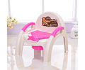 Pelela silla desmontable rosada