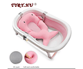 Cojin bañera rosado