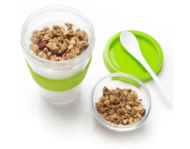 Vaso yogurth verde