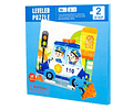 Libro puzzle imán police 48 pcs