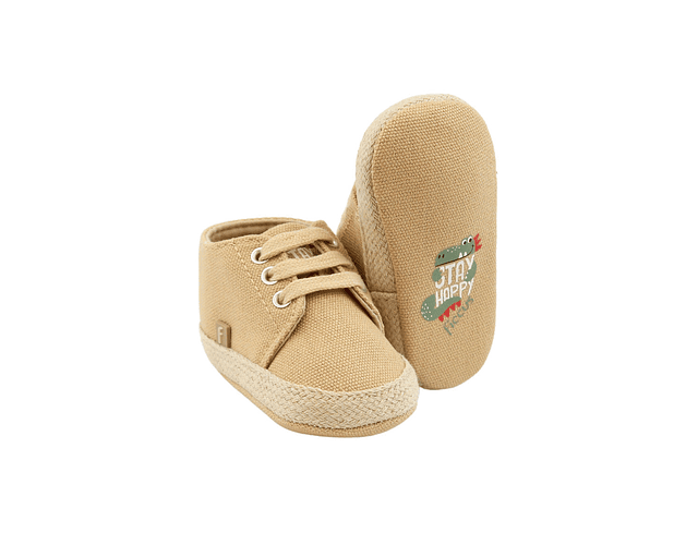 Zapatilla beige niño Ficcus N° 15