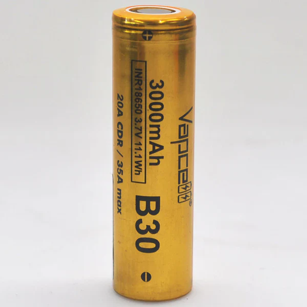 Pack 2 Batería 18650 Vapcell B30 3000mAh 20A con estuche 2