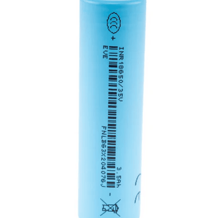 Celda de litio 18650 EVE 35v 3500 mAh 10A 1