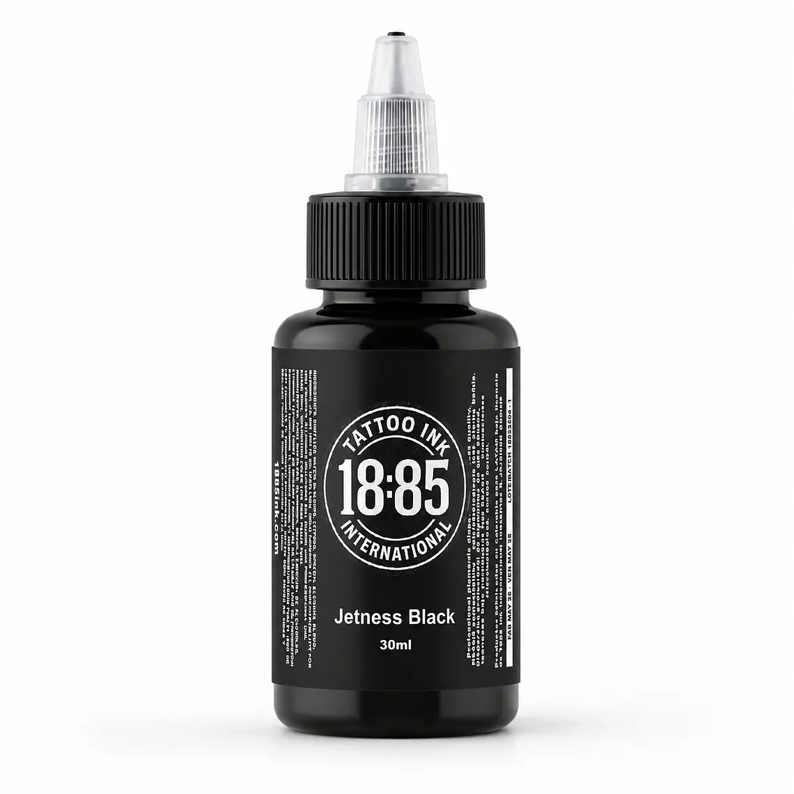 Tinta para tatuajes 18:85 Jetness Black unidad 30ml - Colombia- 1