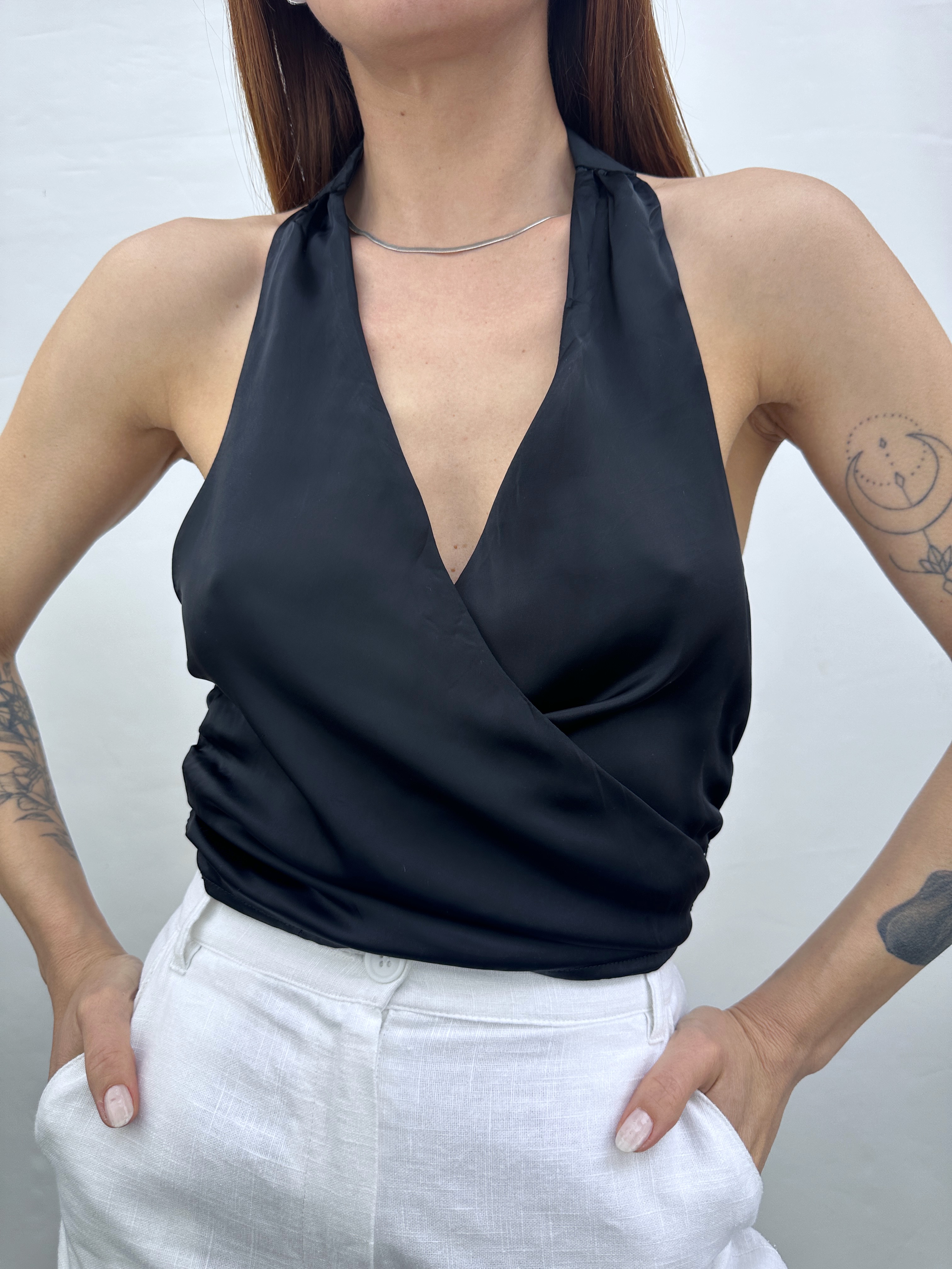 TOP CRUZADO NEGRO I M  4