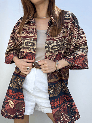 BLUSA BOHEME SEDA | L - 3XL