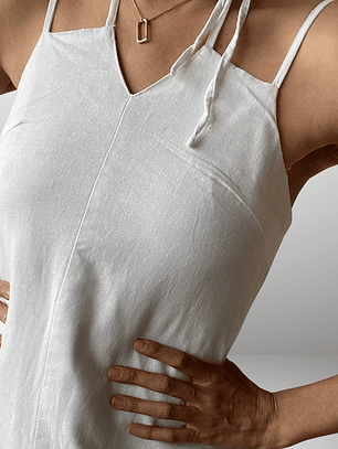 VESTIDO LINO-RAYÓN I XS-S