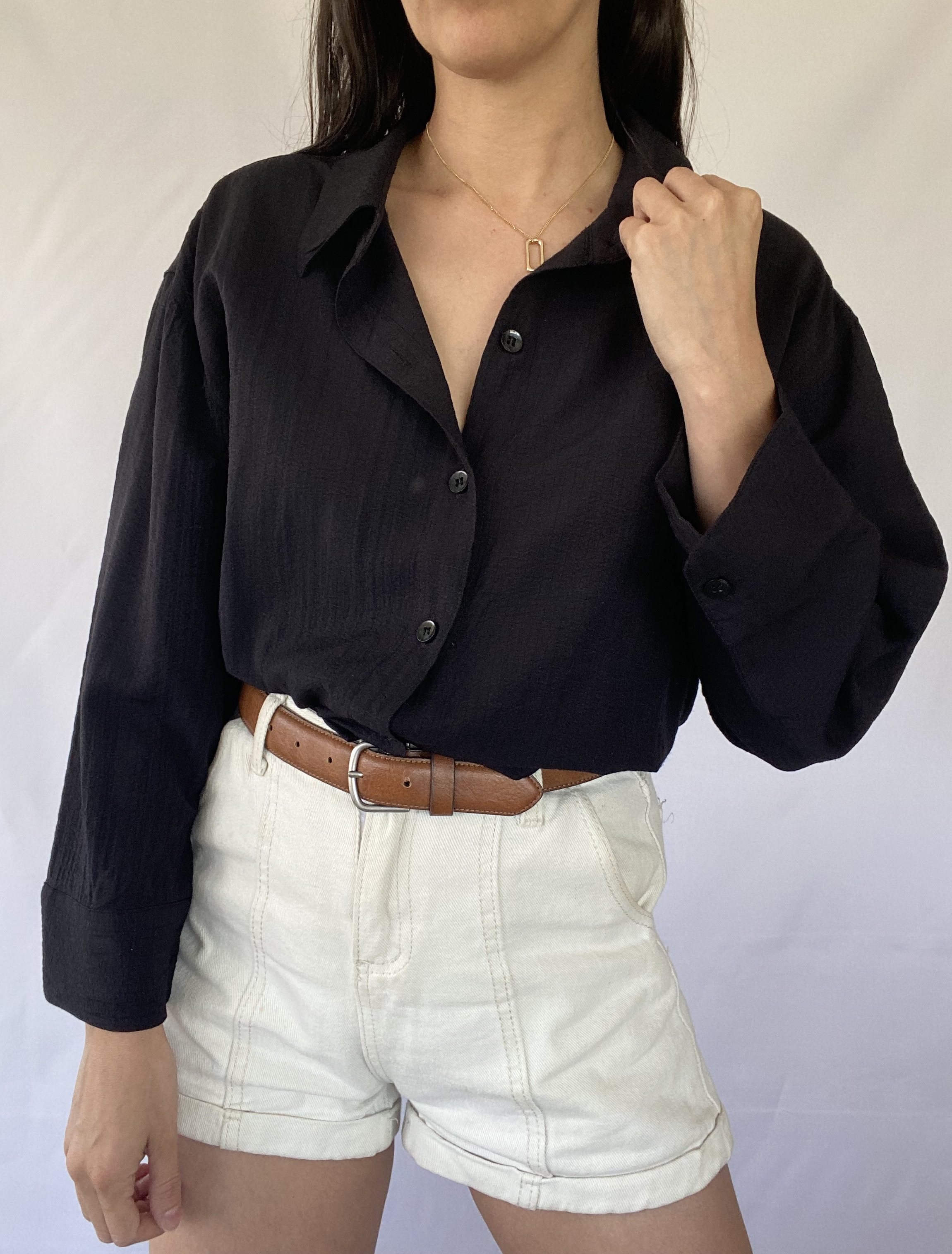 BLUSA NEGRA WHITE STAG | L-XL  2