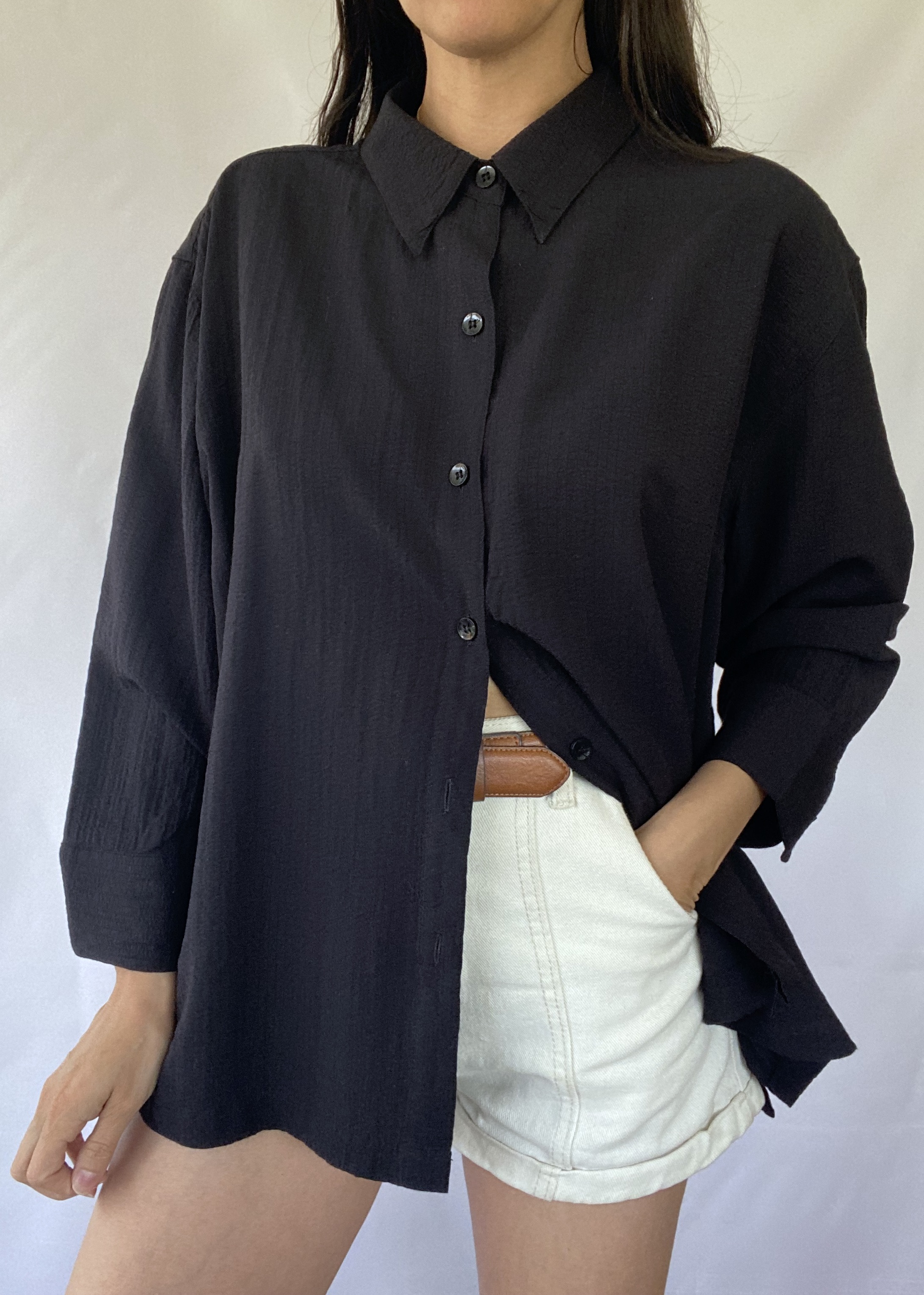 BLUSA NEGRA WHITE STAG | L-XL  6