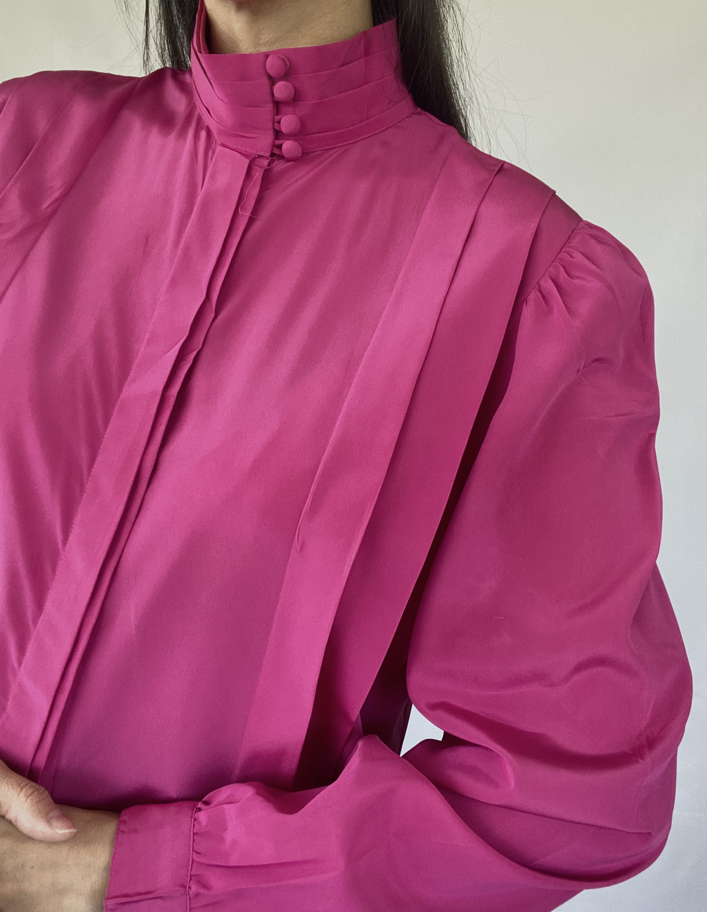 BLUSA VINTAGE FUCSIA | M  3