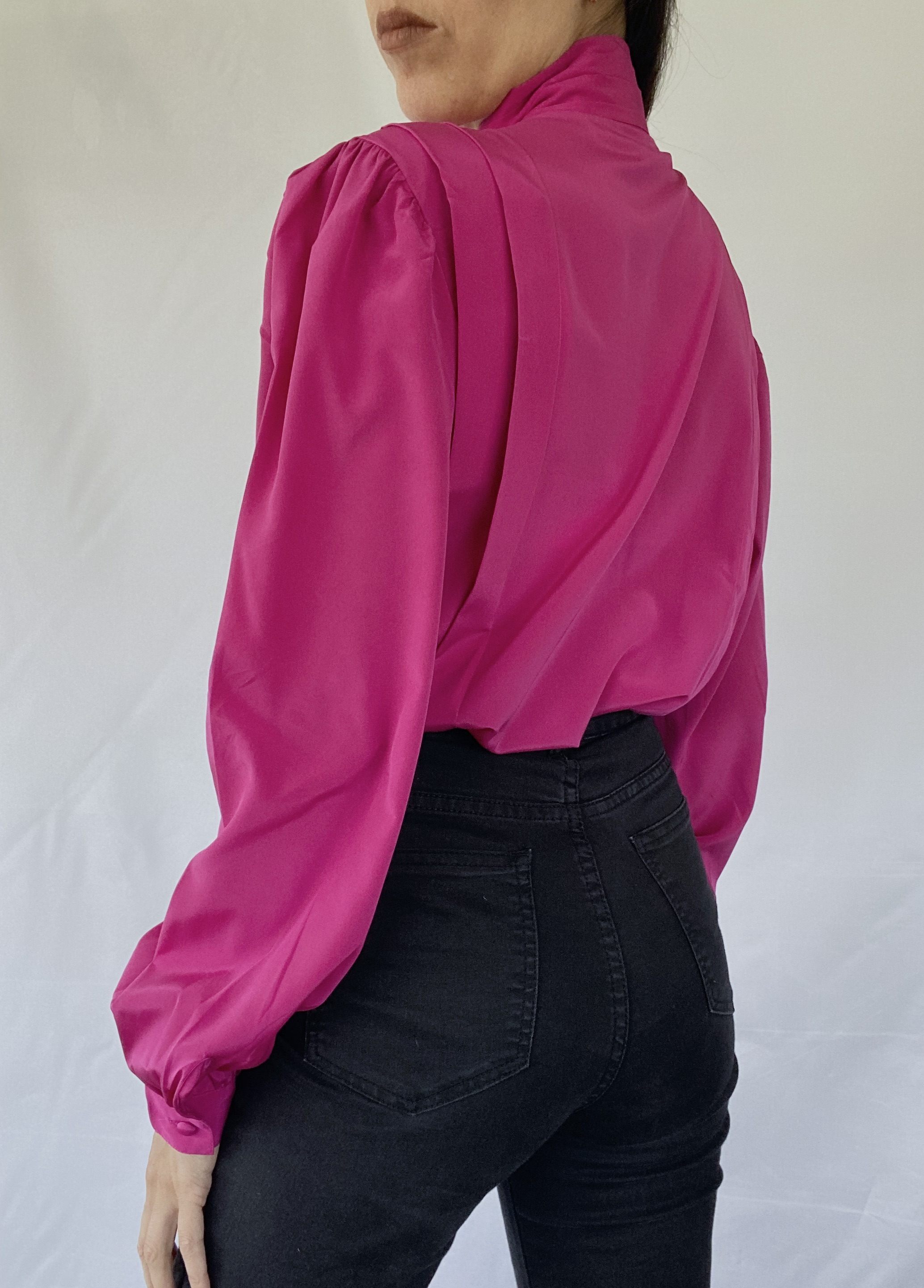 BLUSA VINTAGE FUCSIA | M  4