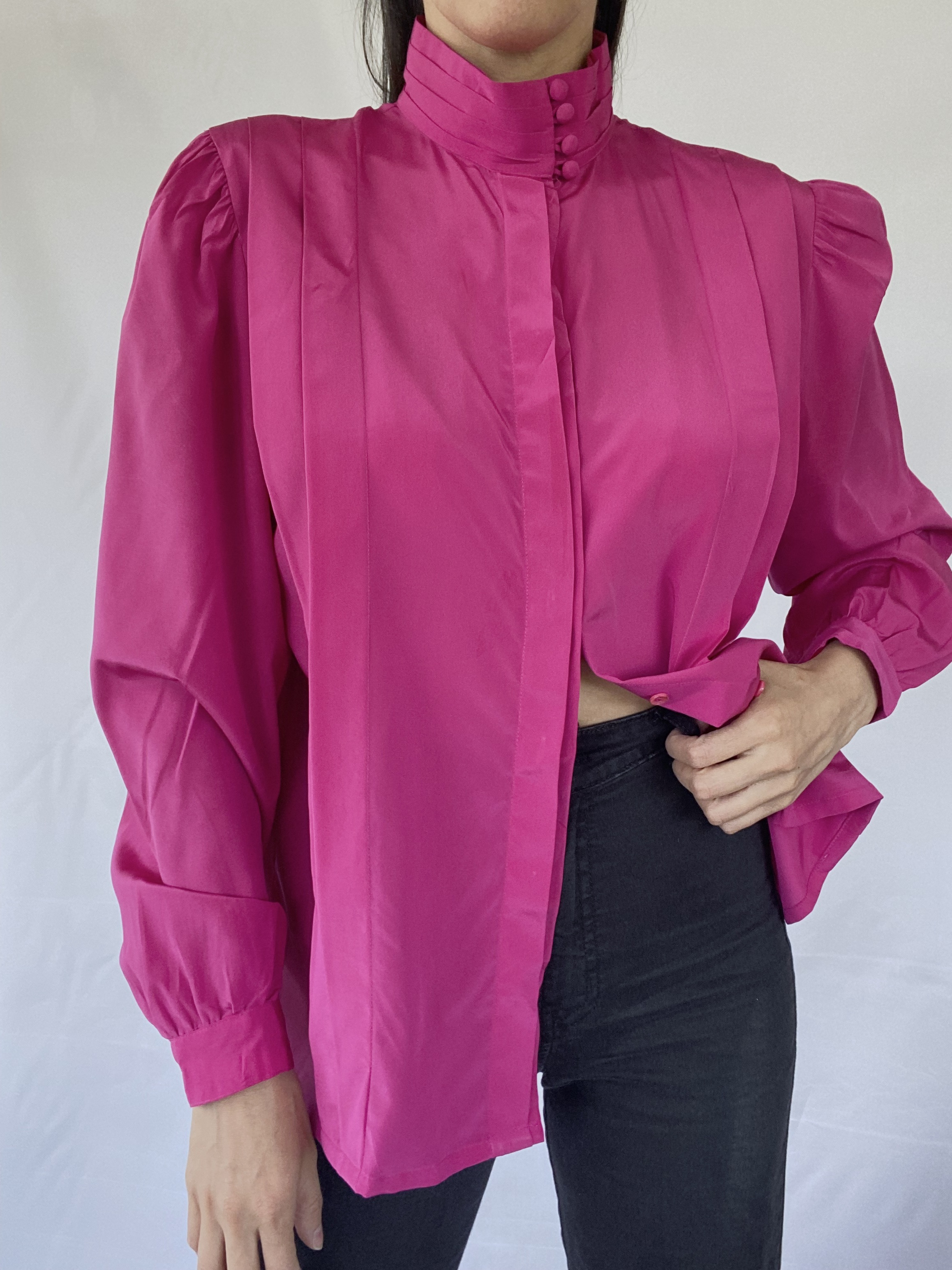 BLUSA VINTAGE FUCSIA | M  5