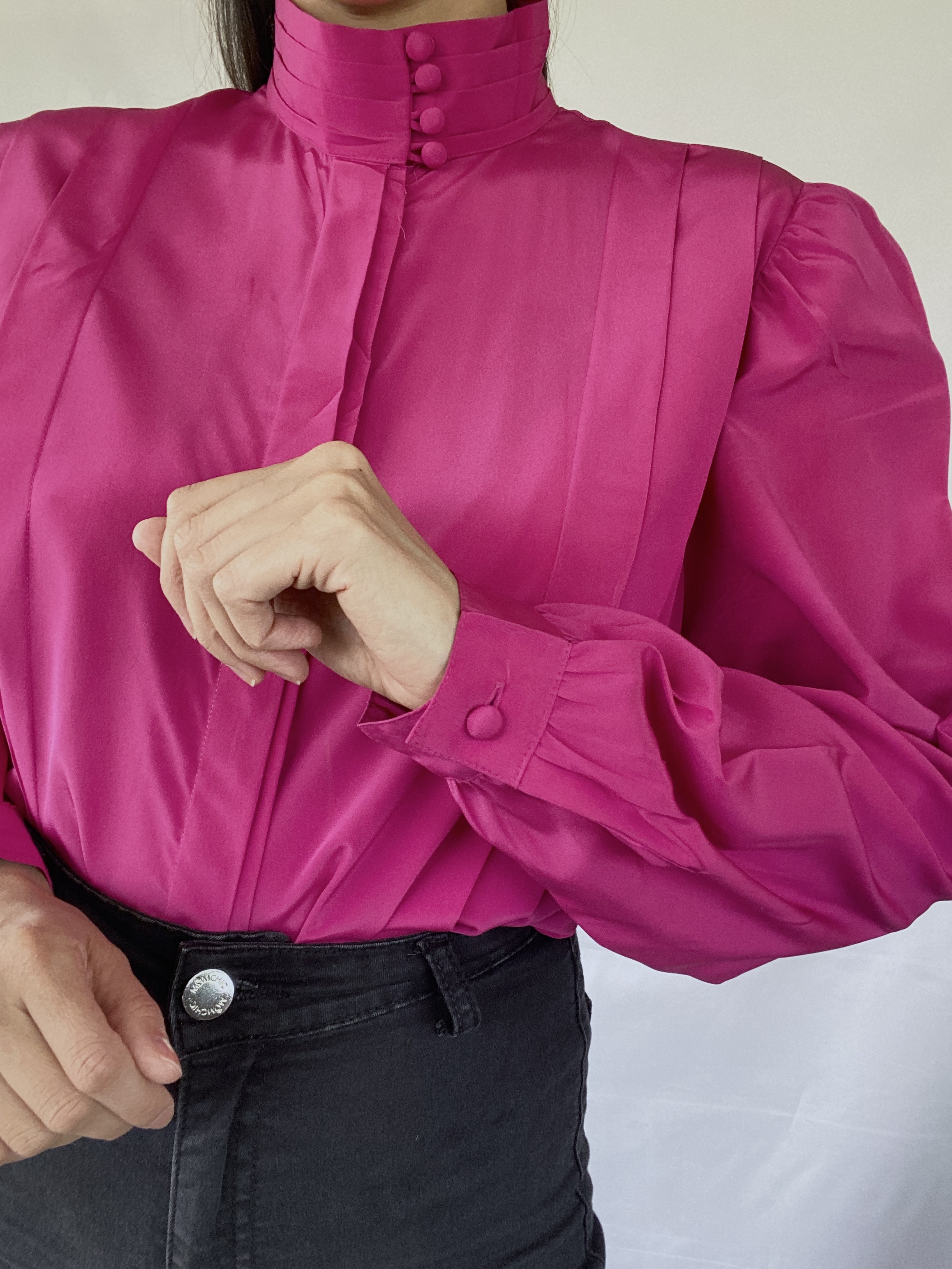 BLUSA VINTAGE FUCSIA | M  6