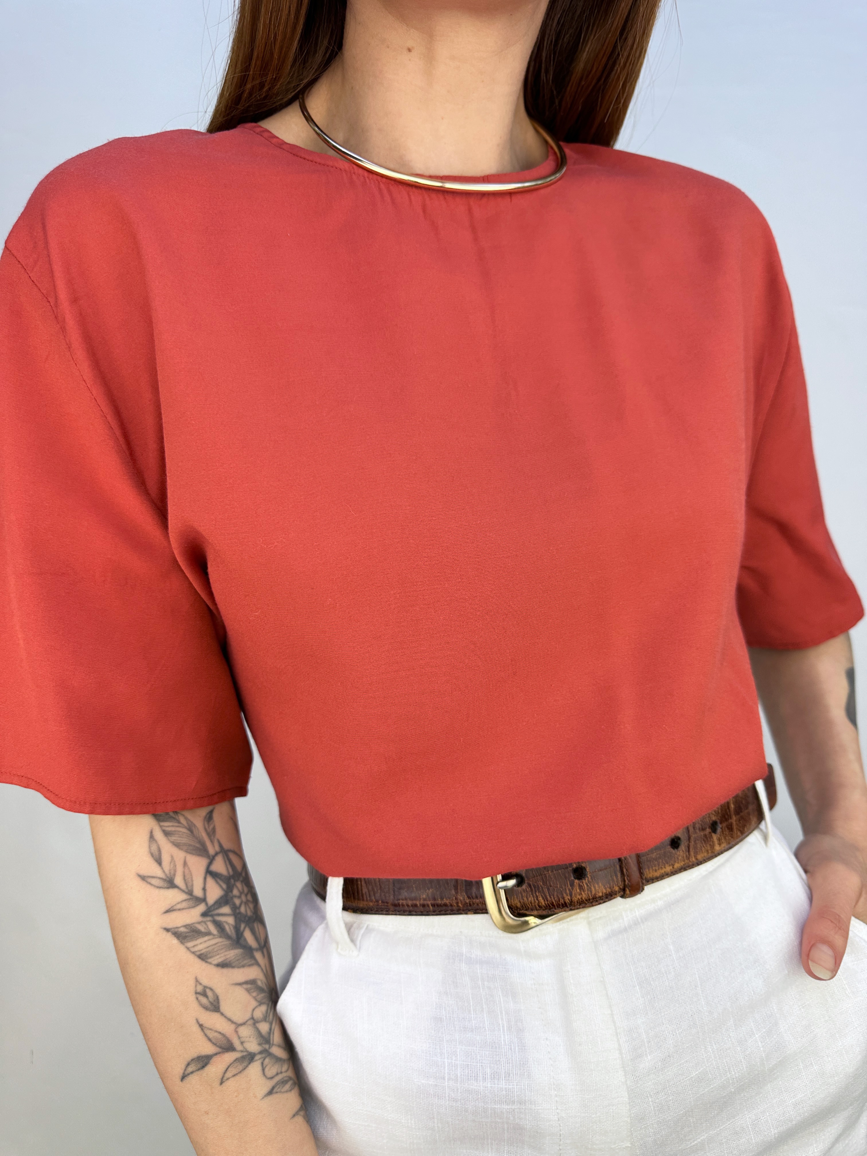 POLERA VINTAGE TERRACOTA I L 4