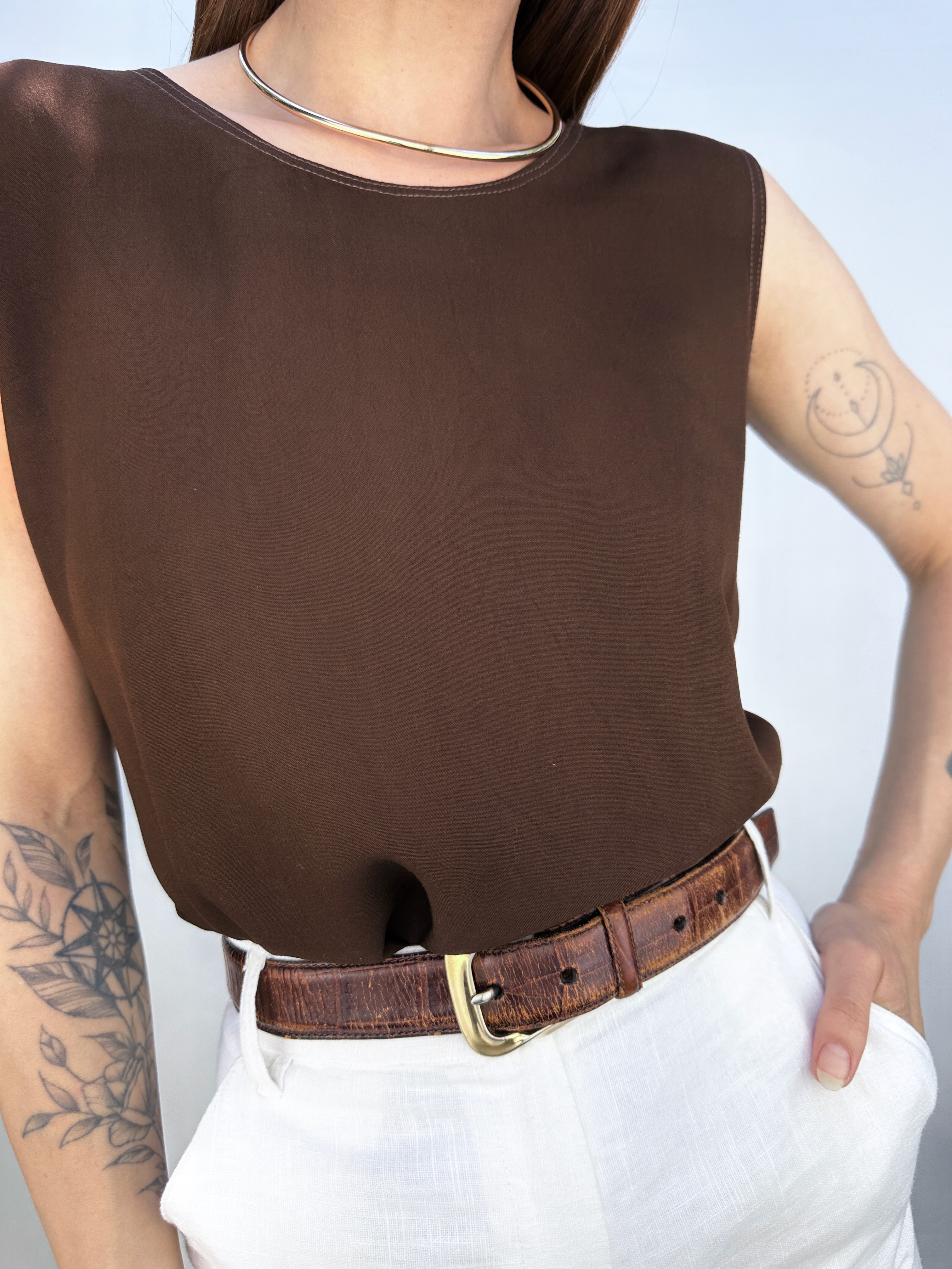 POLERA BÁSICA CHOCOLATE I L 4