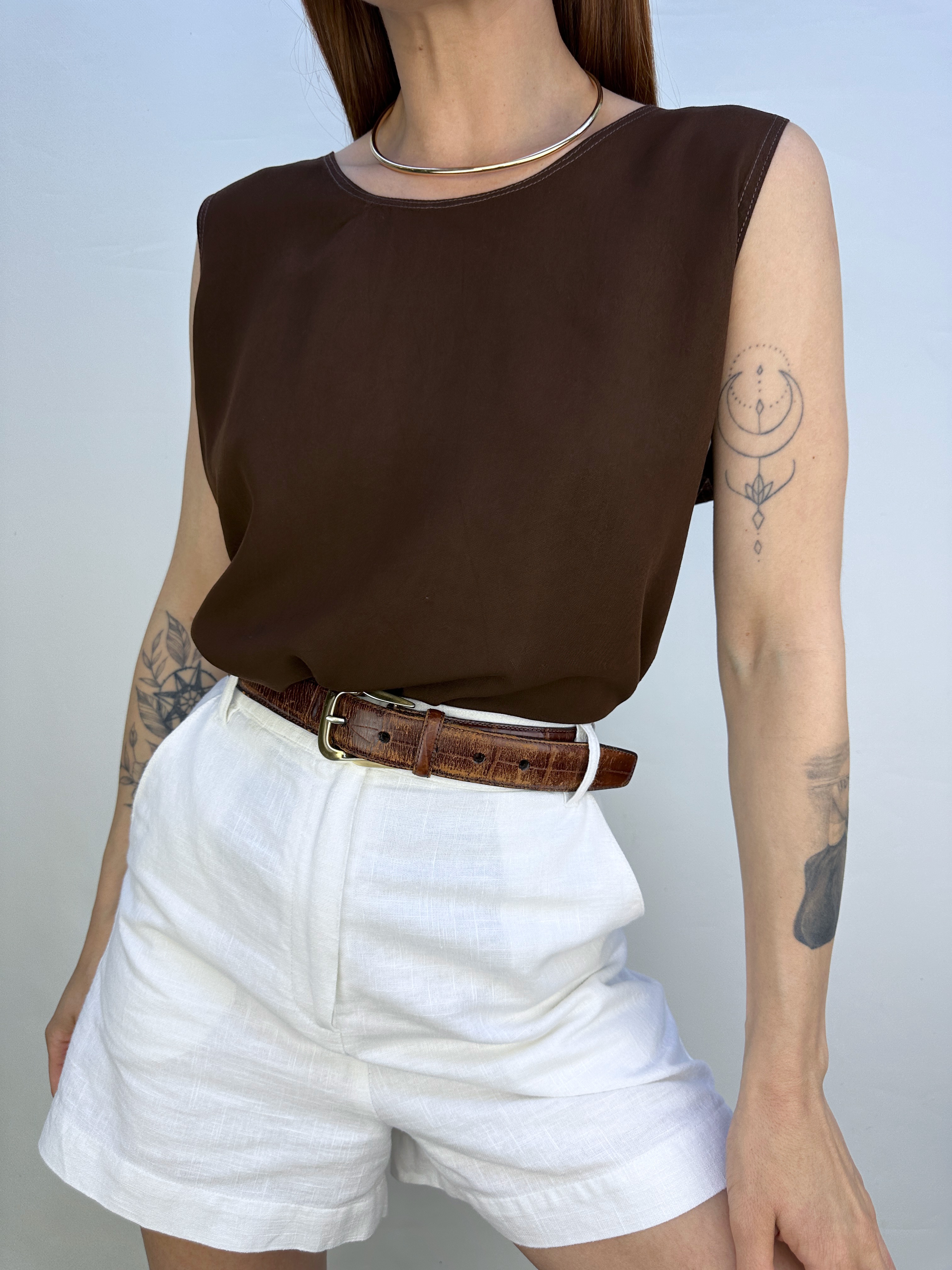 POLERA BÁSICA CHOCOLATE I L 1