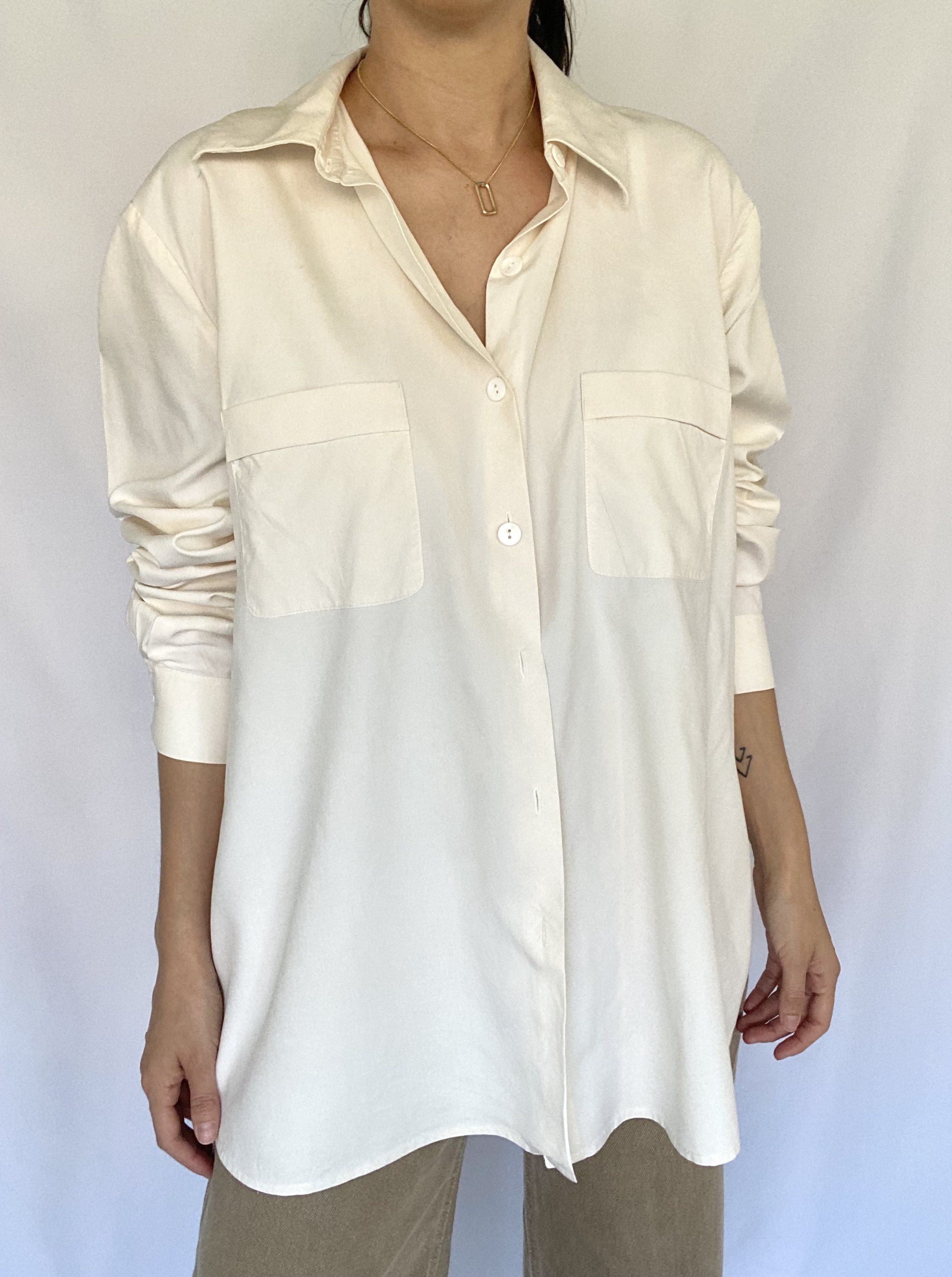 BLUSA BÁSICA SEDA RENA ROWAN | L-2XL  3