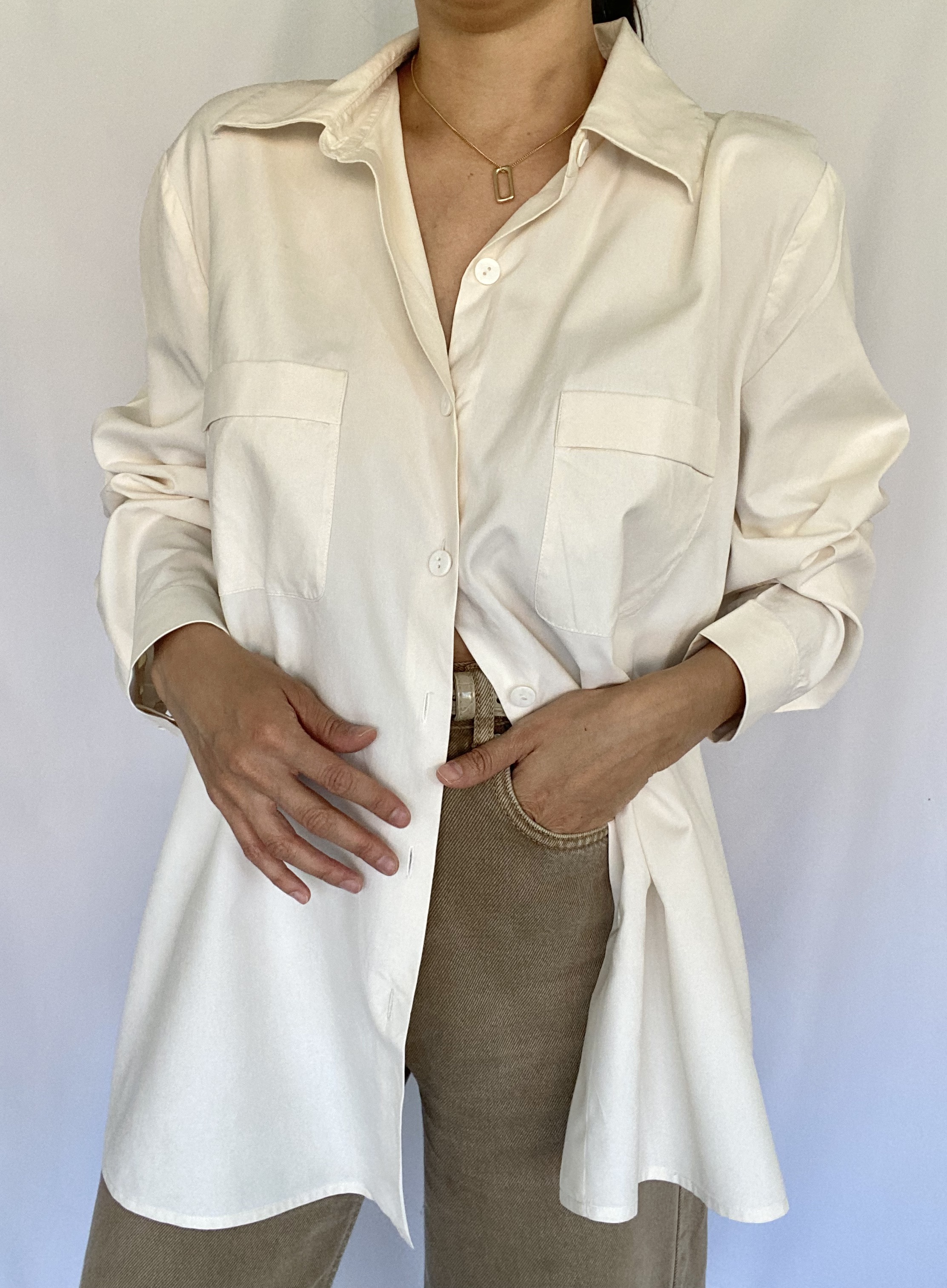 BLUSA BÁSICA SEDA RENA ROWAN | L-2XL  2