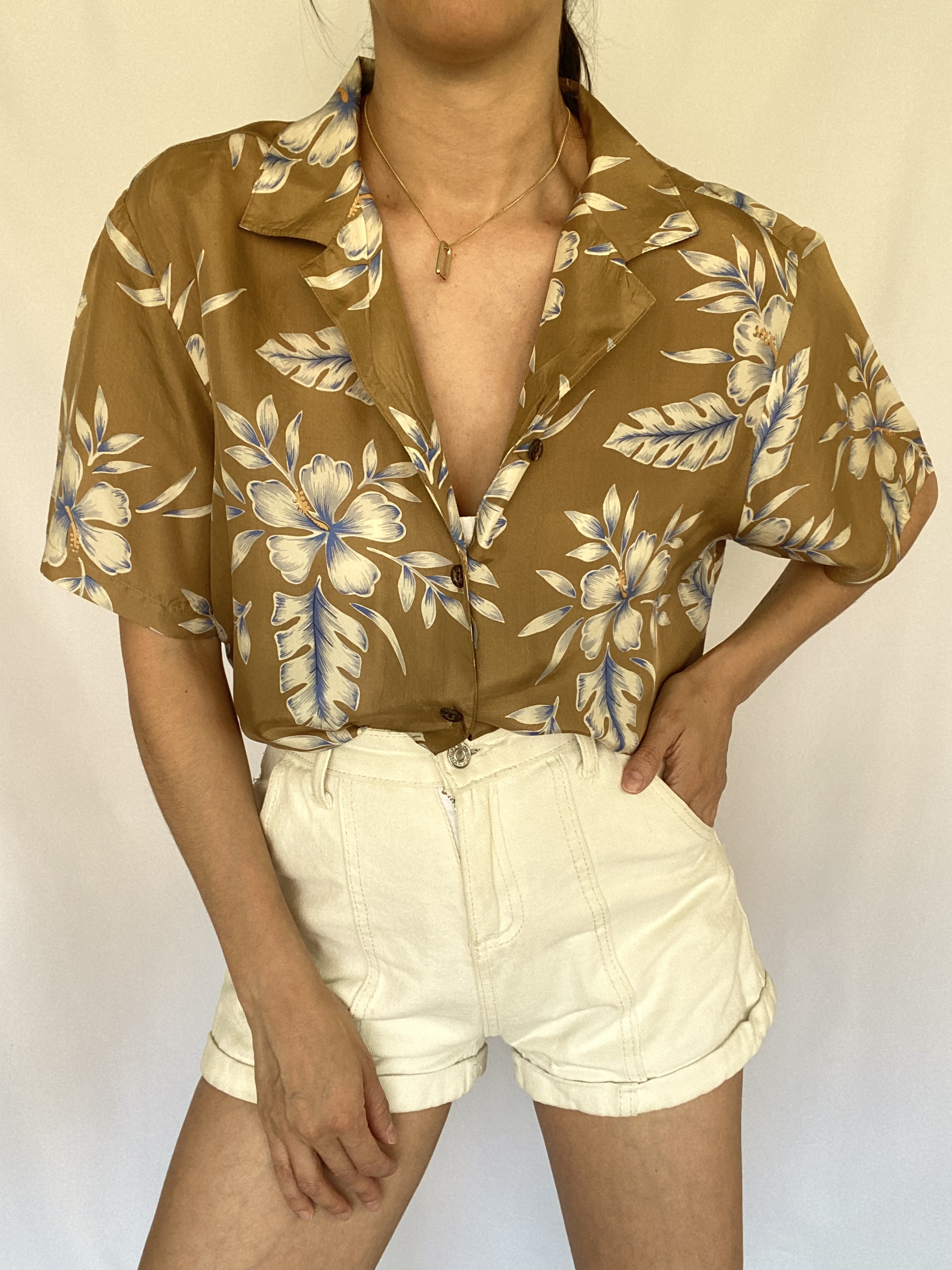 BLUSA SEDA HAWAII | M-L 2