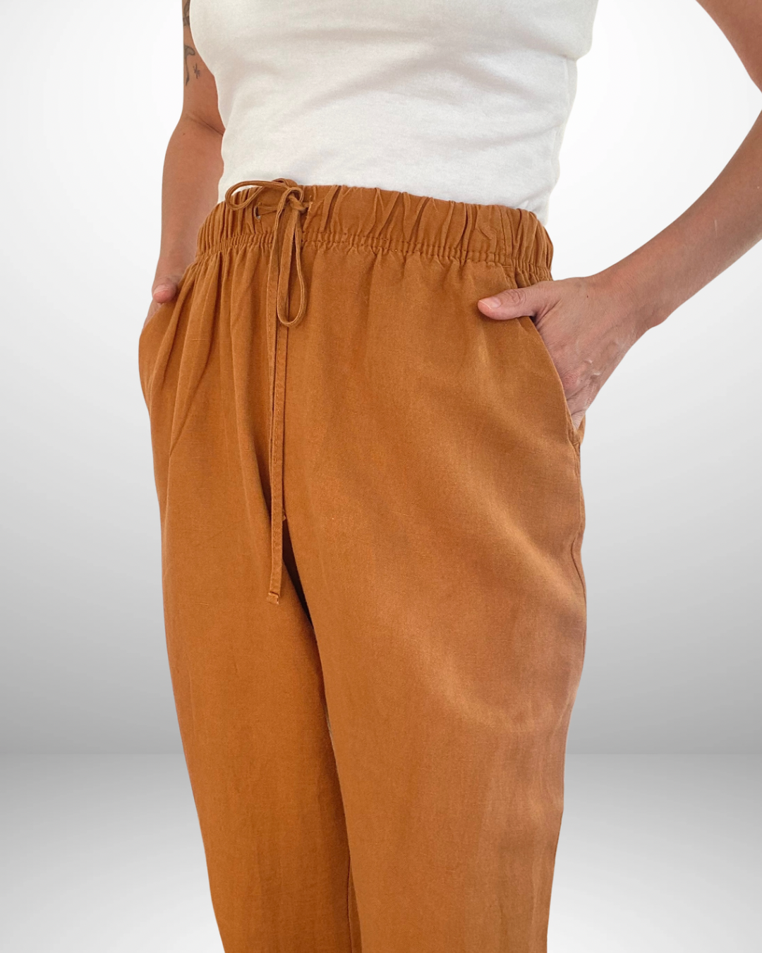 PANTALÓN TERRACOTA LINO BLEND | S 2