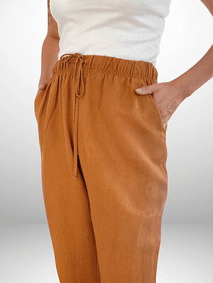 PANTALÓN TERRACOTA LINO BLEND | S