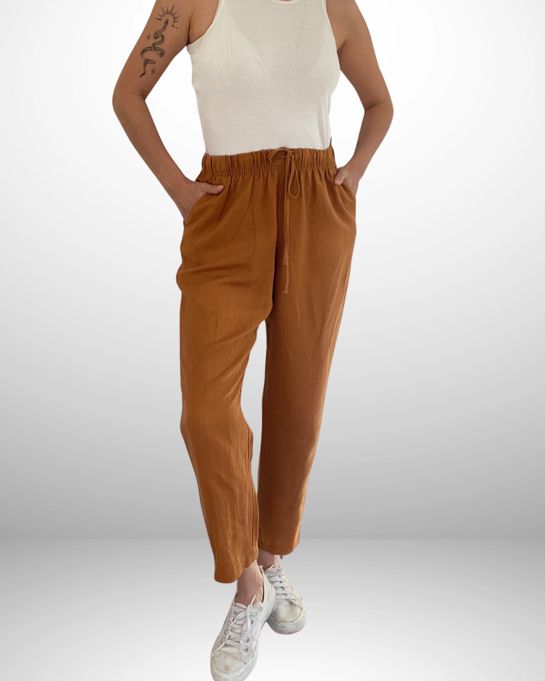 PANTALÓN TERRACOTA LINO BLEND | S 1