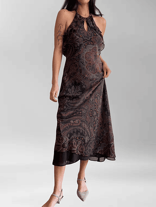 VESTIDO RALPH LAUREN | SEDA | M-L