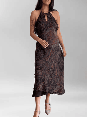 VESTIDO RALPH LAUREN | SEDA | M-L