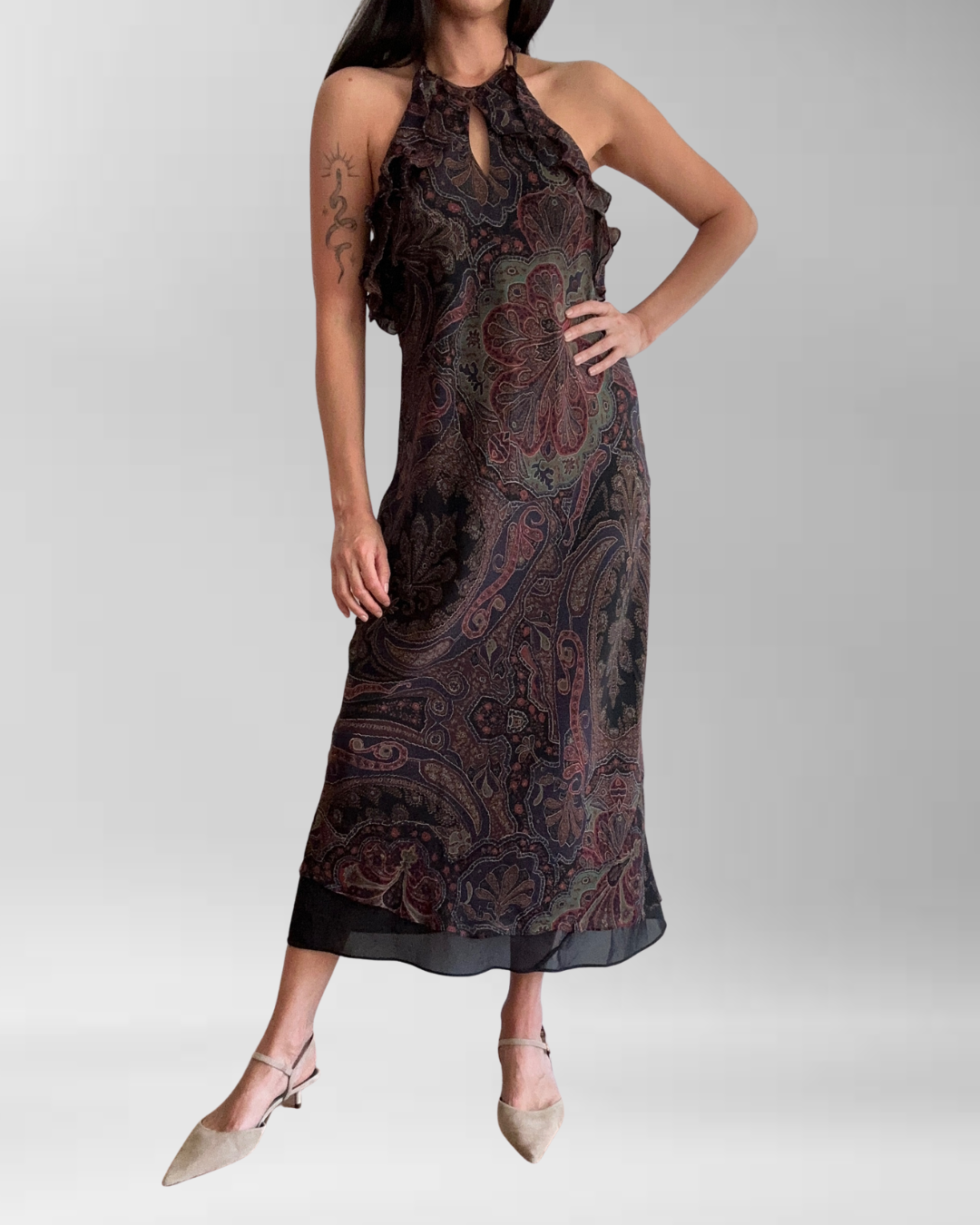 VESTIDO RALPH LAUREN | SEDA | M-L 9