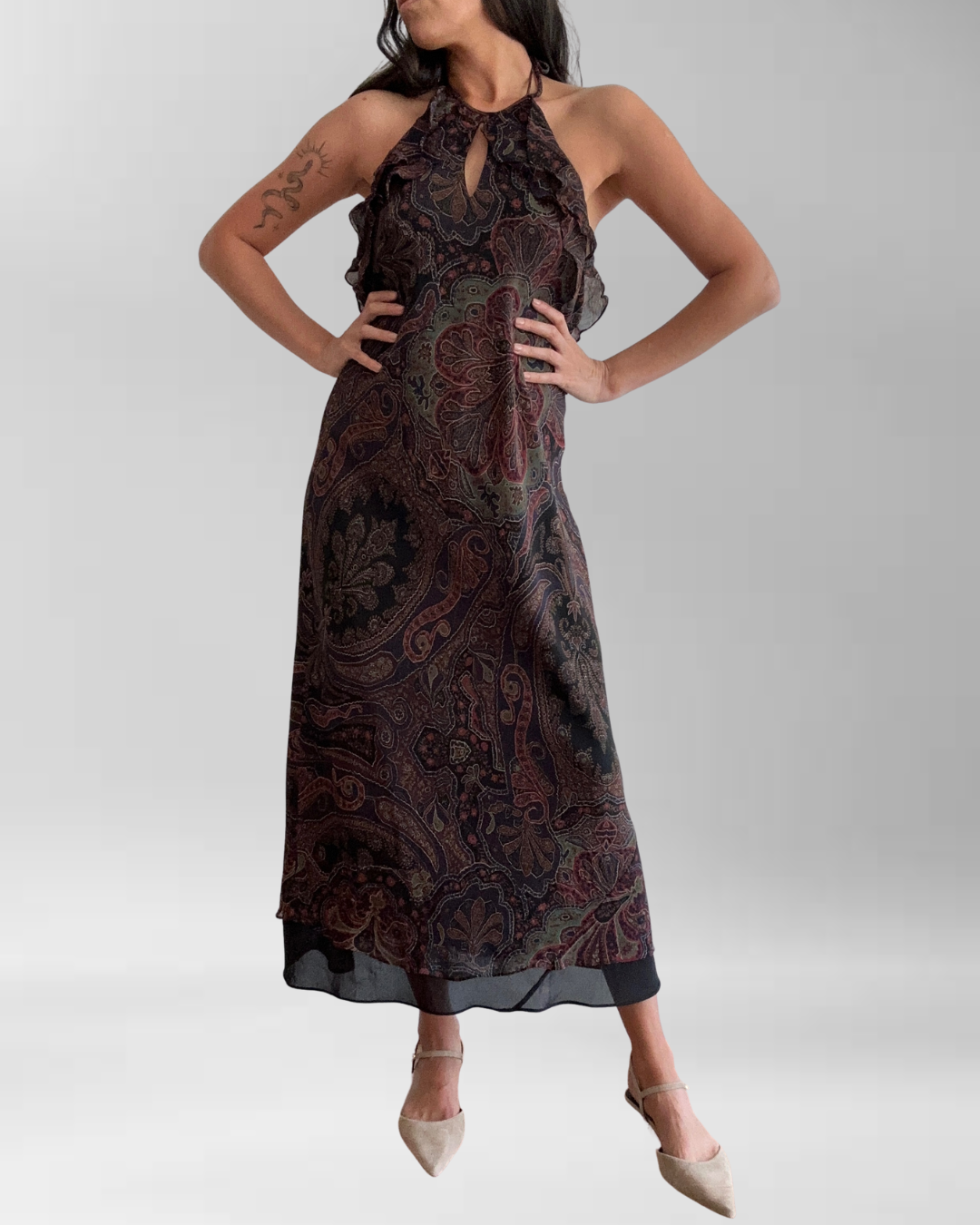 VESTIDO RALPH LAUREN | SEDA | M-L 10