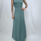 VESTIDO LARGO VERDE MENTA I S-M  - Miniatura 8