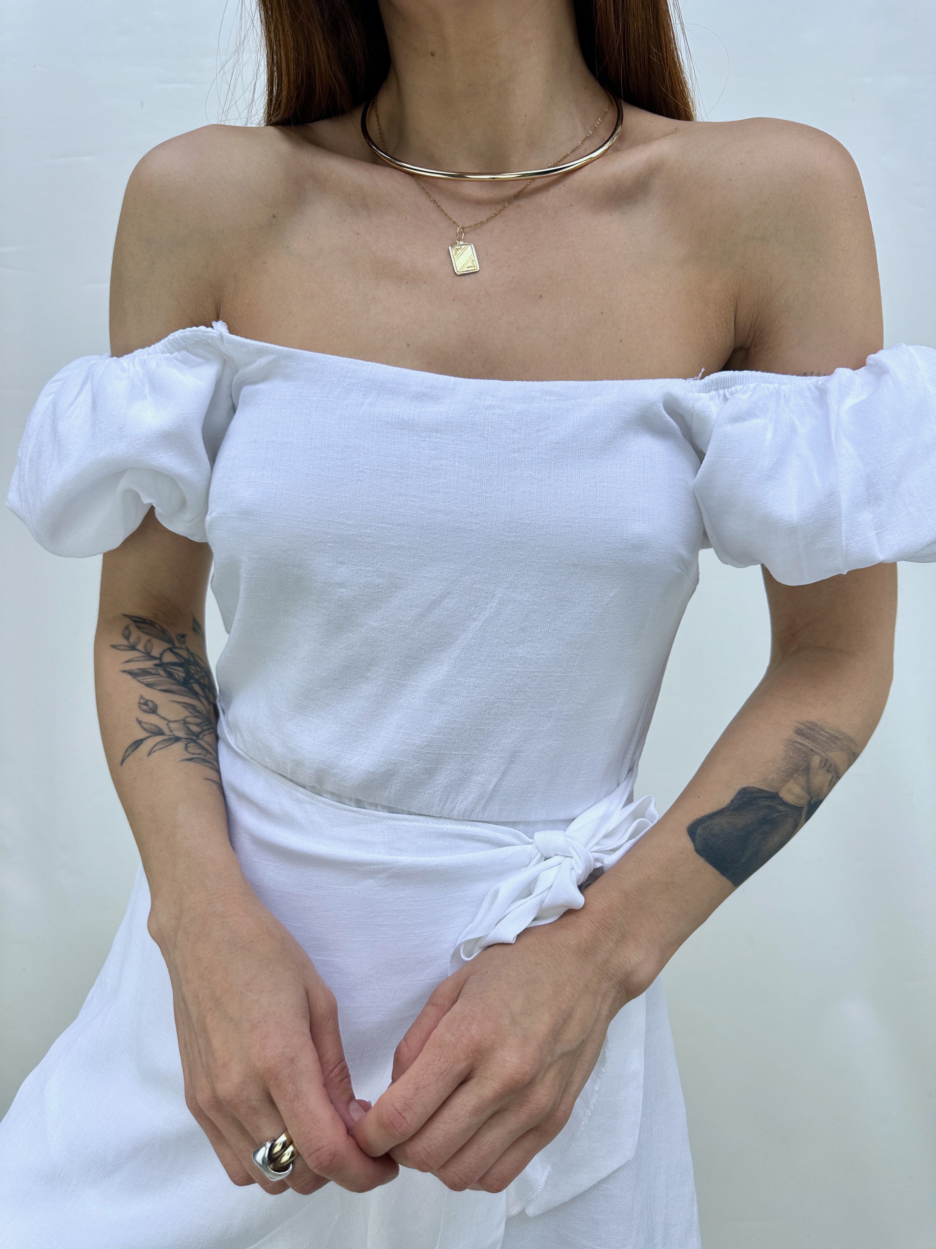 VESTIDO ENVOLVENTE BLANCO I XS 3