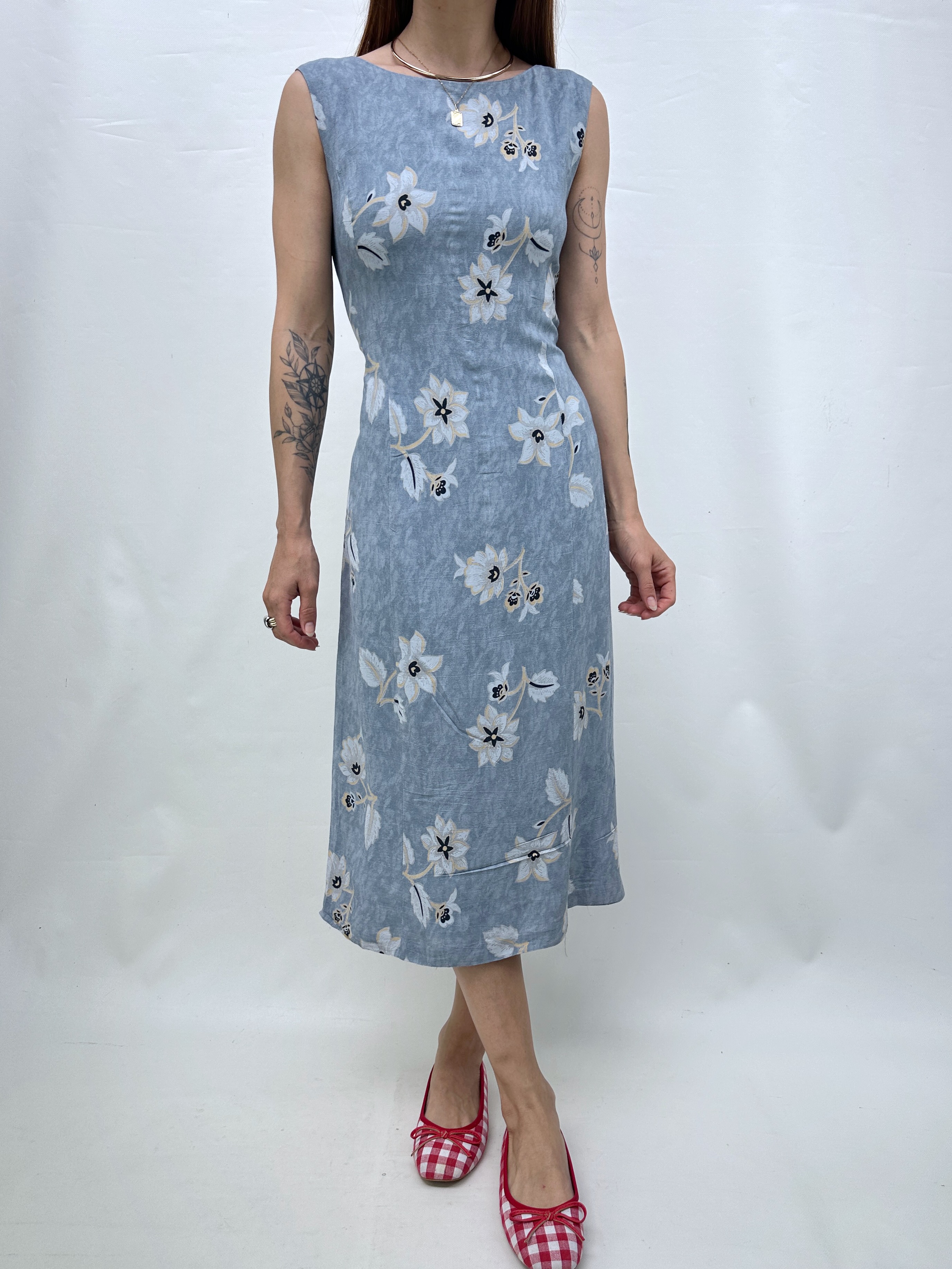 VESTIDO VINTAGE FLOREADO I M 5