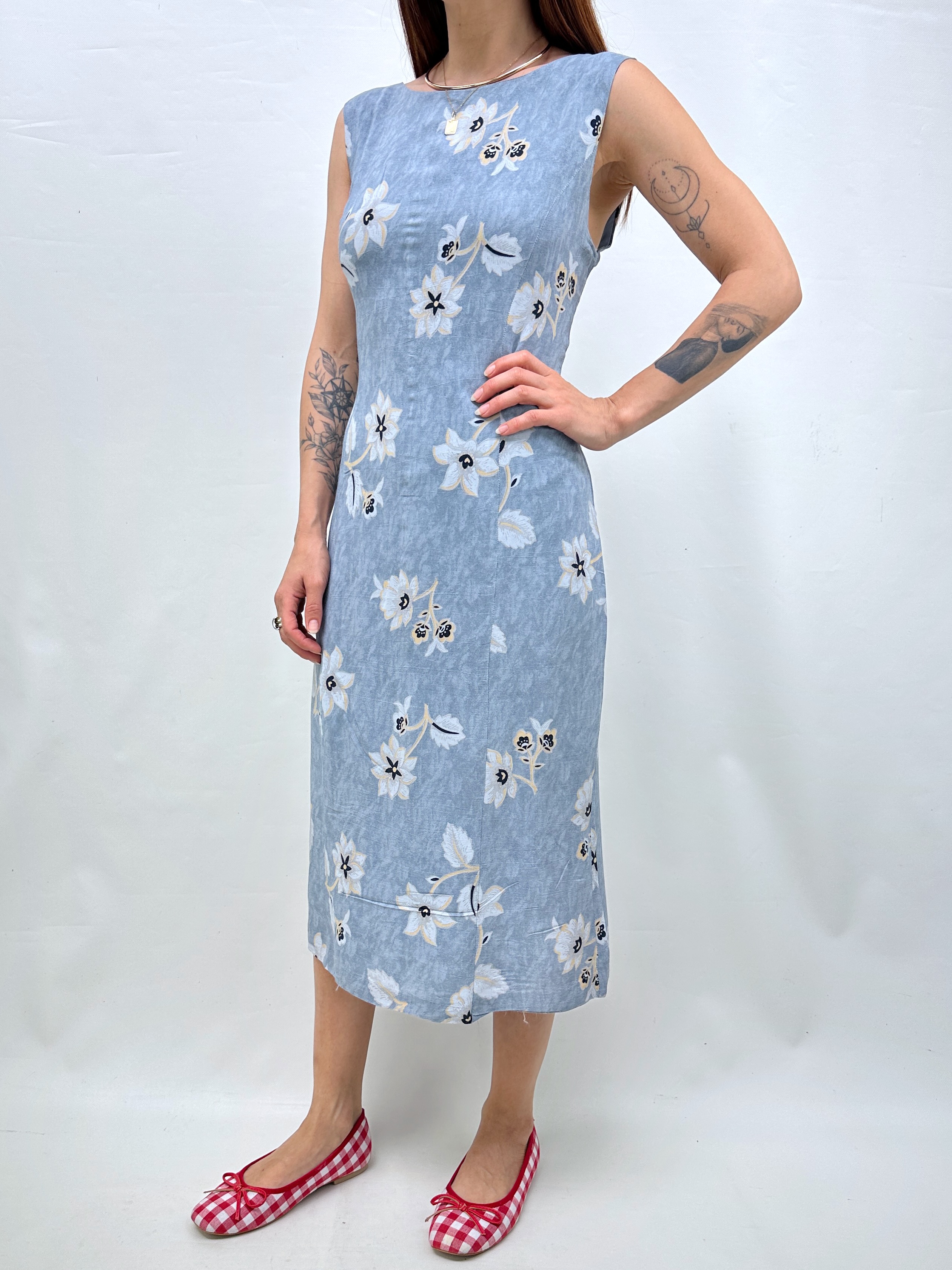 VESTIDO VINTAGE FLOREADO I M 6