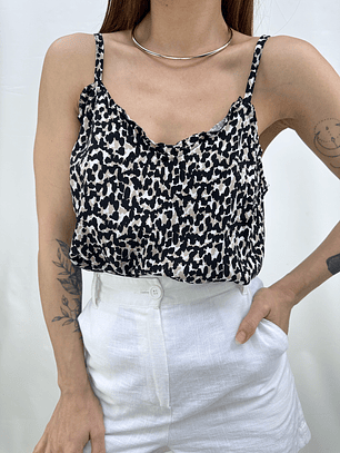 TOP ANIMAL PRINT S