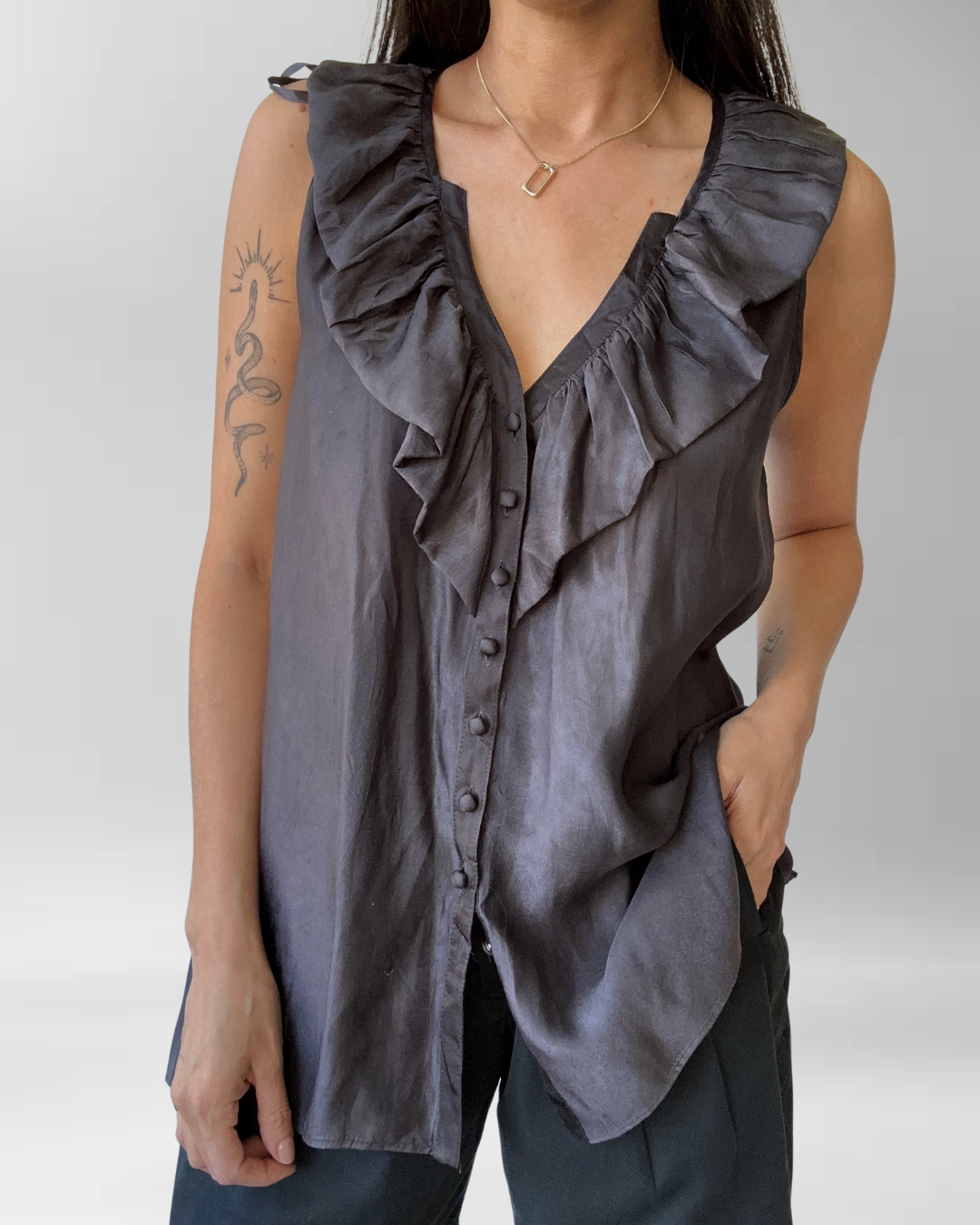 BLUSA GRIS | M 4