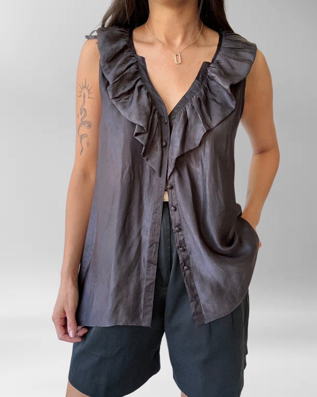 BLUSA GRIS | M 5