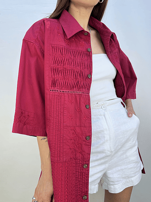 BLUSA BORDADA CLAIBORNE I ALGODÓN I XL-3XL