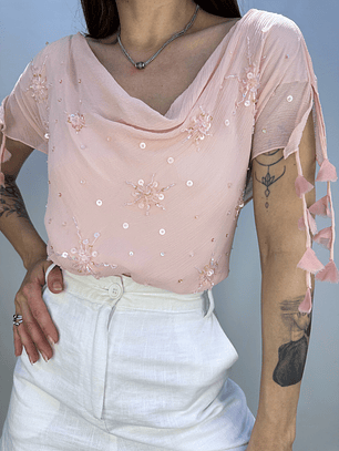 POLERA SEDA MOSTACILLAS I M-L