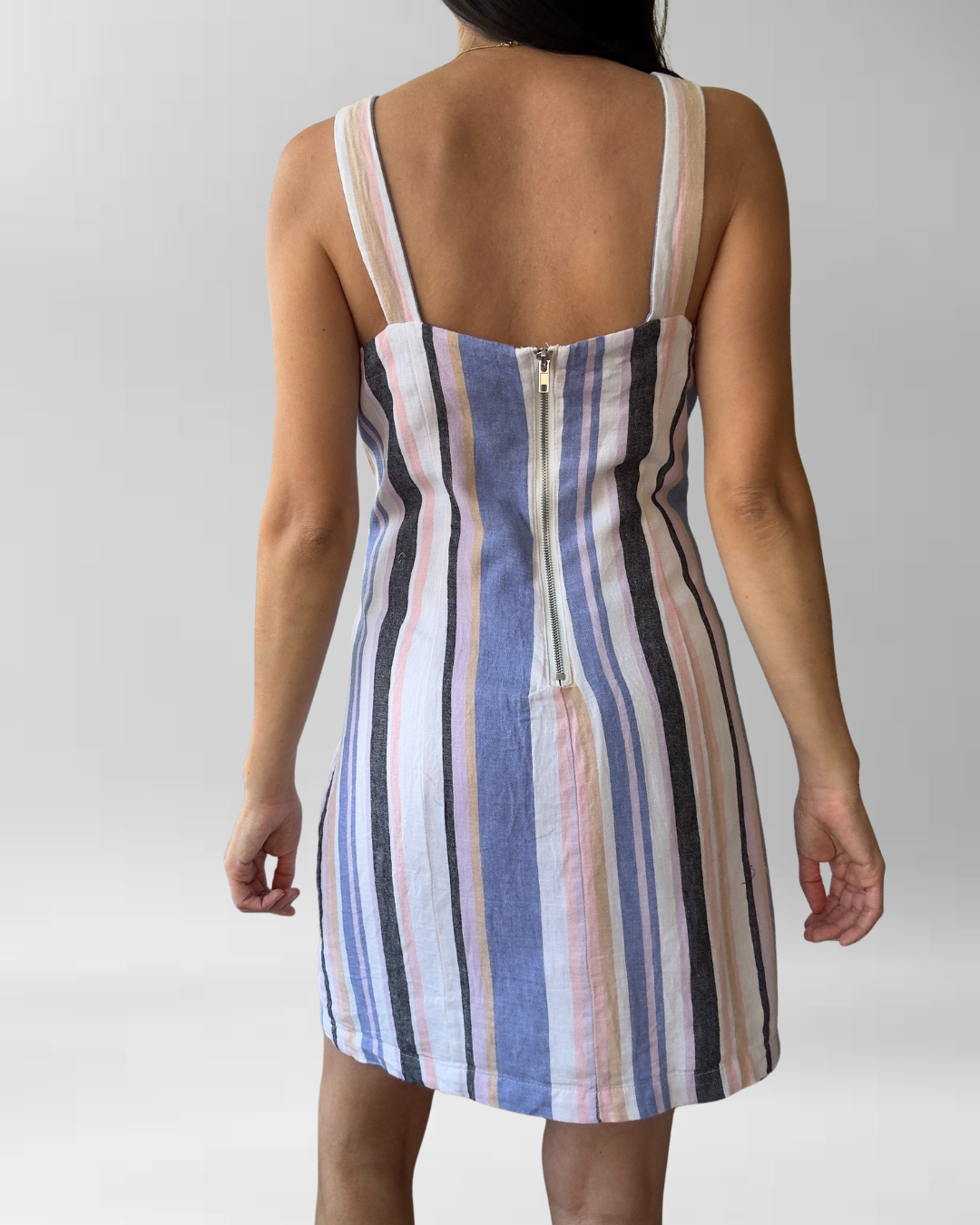 VESTIDO RAYAS | LINO-ALGODÓN | M-L 3