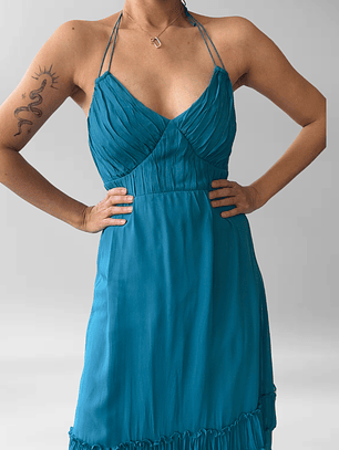 VESTIDO FIESTA SEDA | S-M 